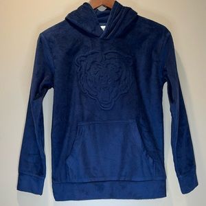 NWOT Fleece Hoodie with Embossed Tiger